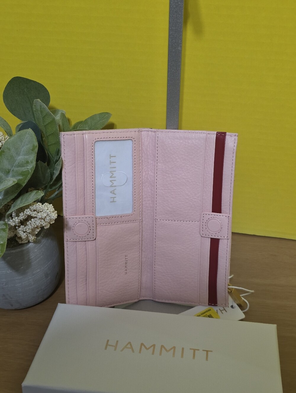 Hammitt  Leather 110 Wallet with Gold Studs - Picture 4 of 5